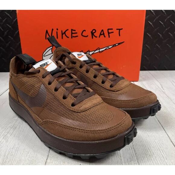 Tom Sachs x Nike Craft General Purpose Shoe BROWN DA6672 Mens 7.5 New In Box - Picture 1 of 12